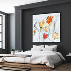 The Sanctuary II by Kellie Day on GIANT ART - red floral