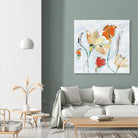 The Sanctuary II by Kellie Day on GIANT ART - red floral