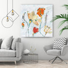 The Sanctuary II by Kellie Day on GIANT ART - red floral