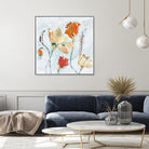 The Sanctuary II by Kellie Day on GIANT ART - red floral