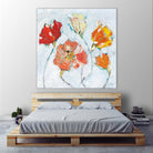 The Sanctuary III by Kellie Day on GIANT ART - red floral