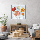 The Sanctuary III by Kellie Day on GIANT ART - red floral