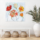 The Sanctuary III by Kellie Day on GIANT ART - red floral