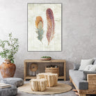 Natural Flora XI Bold Feathers by Danhui Nai on GIANT ART - beige contemporary