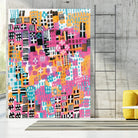 City Lights Crop by Melissa Averinos on GIANT ART - blue abstract