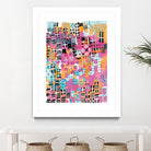City Lights Crop by Melissa Averinos on GIANT ART - blue abstract