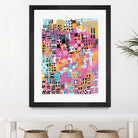 City Lights Crop by Melissa Averinos on GIANT ART - blue abstract