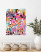 City Lights Crop by Melissa Averinos on GIANT ART - blue abstract