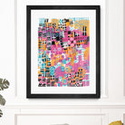 City Lights Crop by Melissa Averinos on GIANT ART - blue abstract