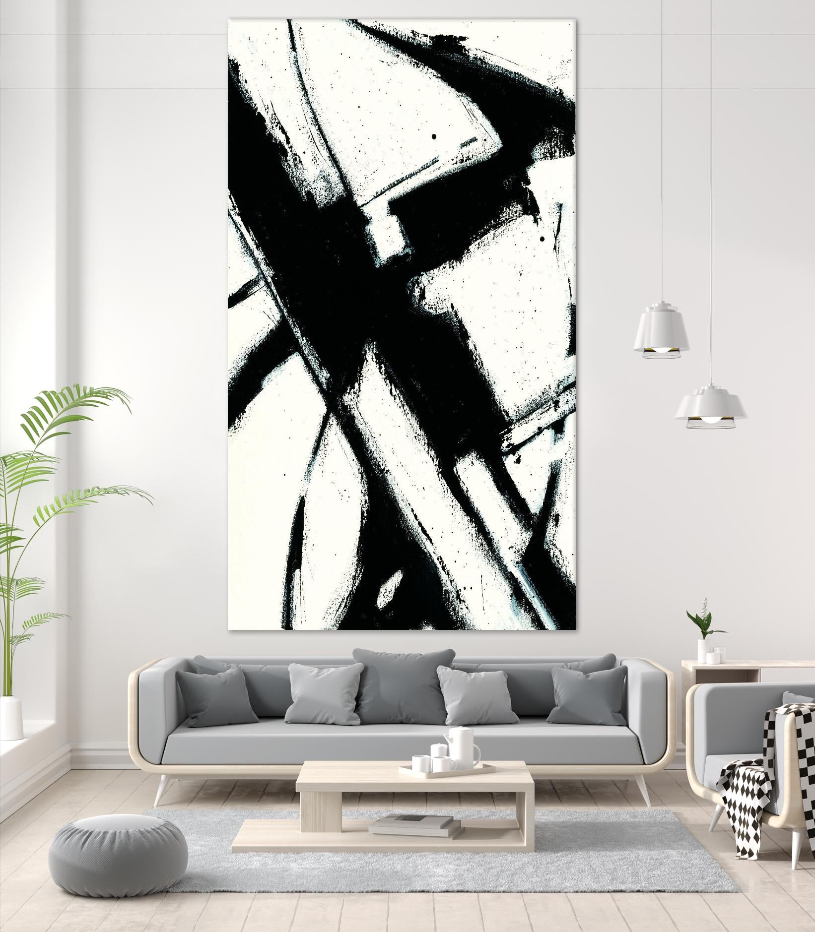 Expression Abstract I White by Shirley Novak on GIANT ART - white abstract