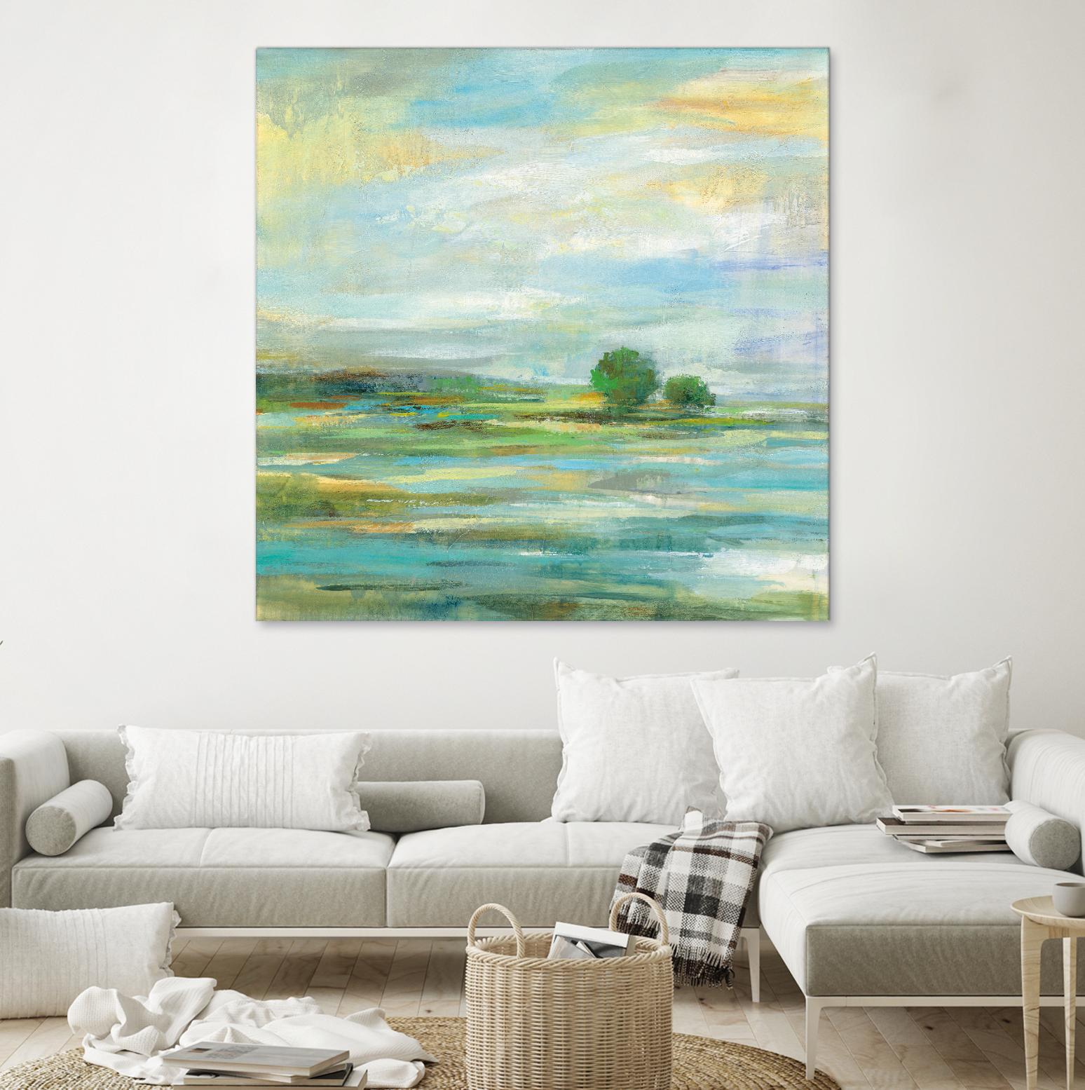 California Surf by Silvia Vassileva on GIANT ART - blue abstract