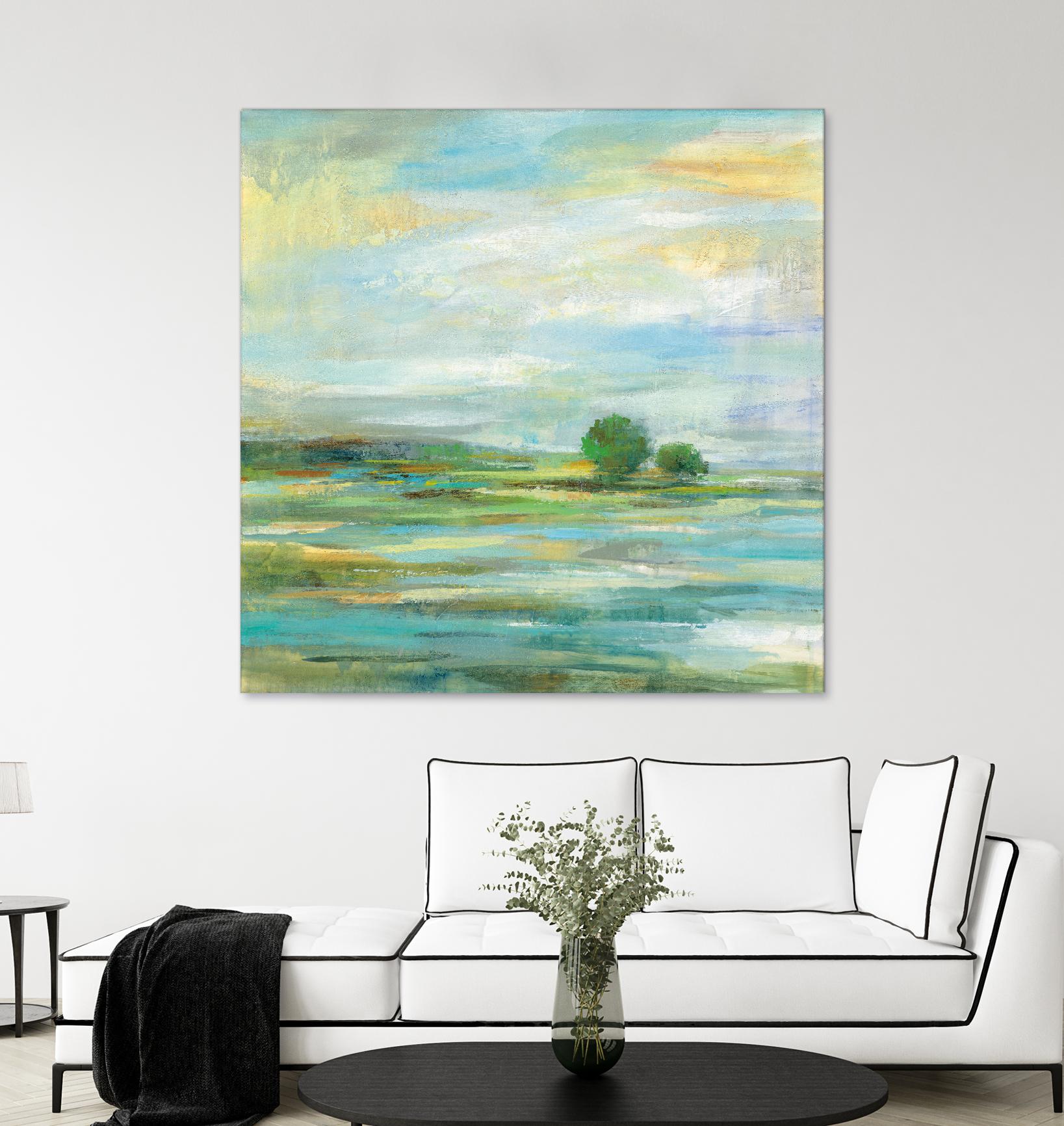 California Surf by Silvia Vassileva on GIANT ART - blue abstract