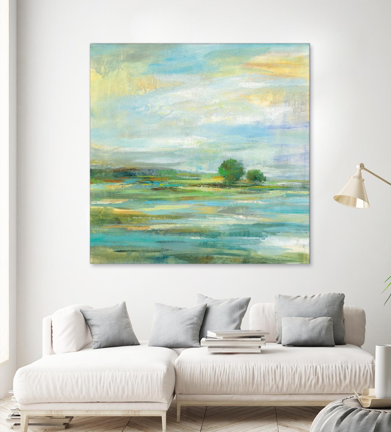 California Surf by Silvia Vassileva on GIANT ART - blue abstract