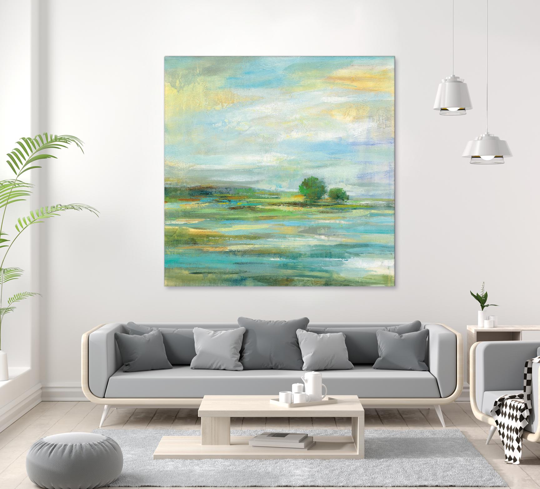 California Surf by Silvia Vassileva on GIANT ART - blue abstract