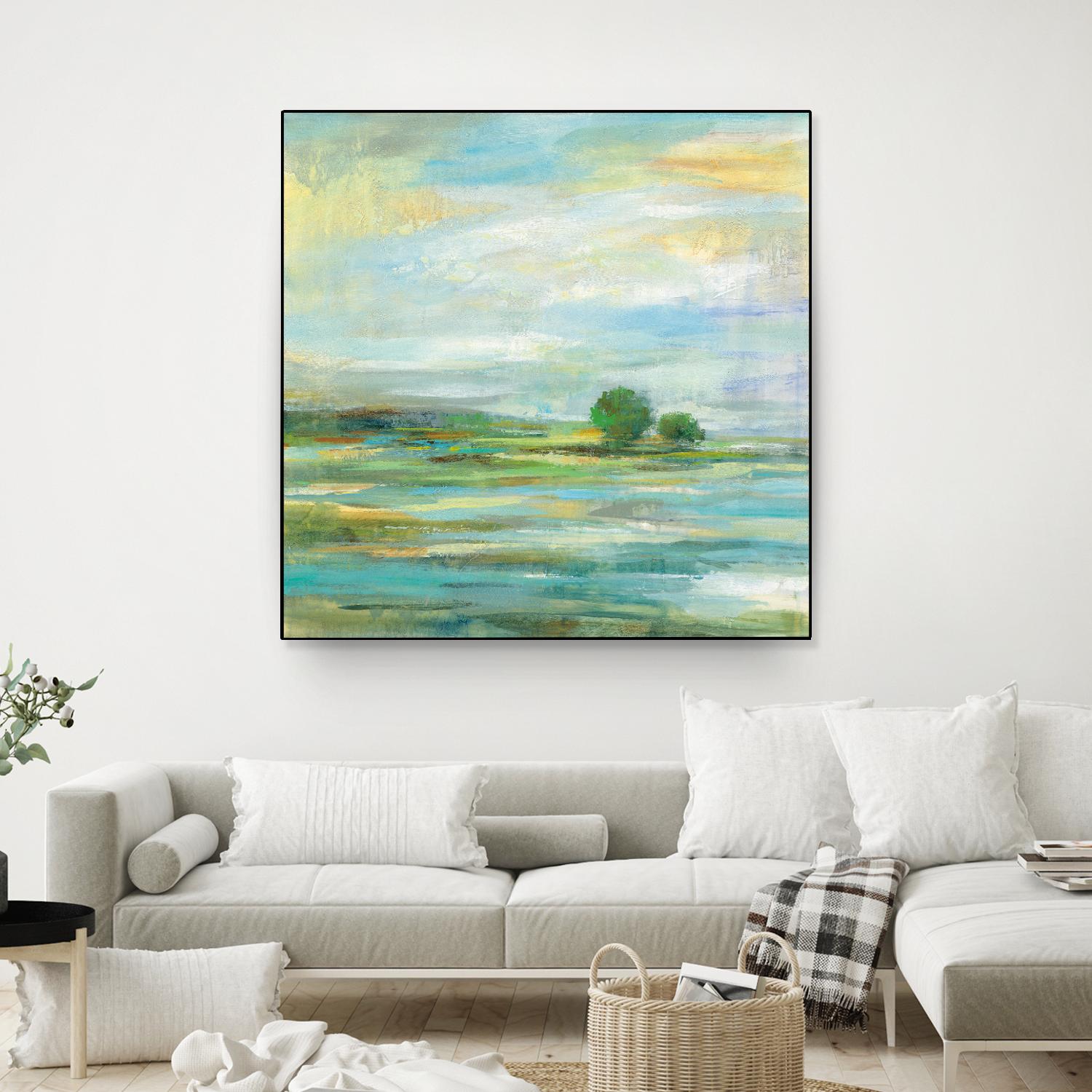 California Surf by Silvia Vassileva on GIANT ART - blue abstract