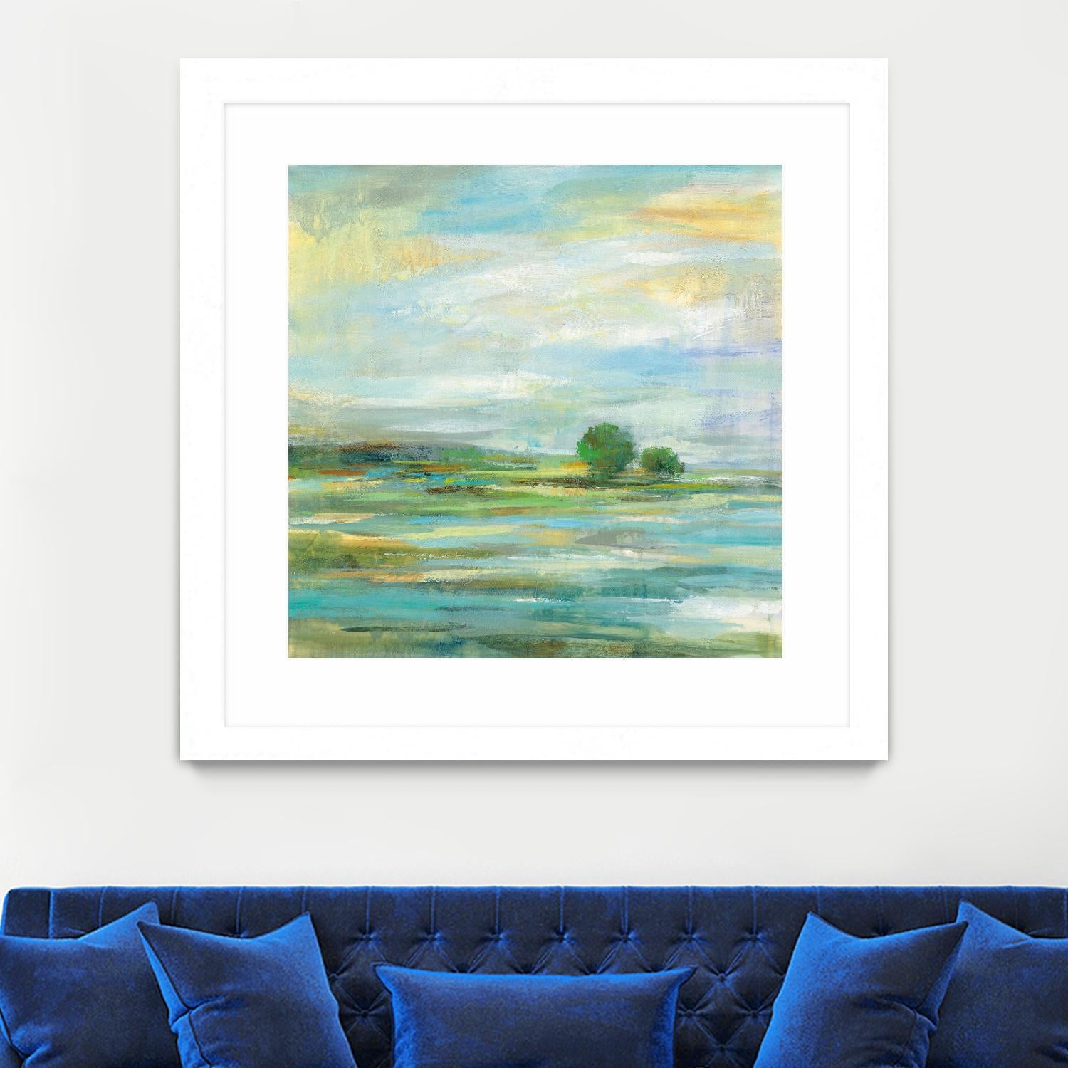 California Surf by Silvia Vassileva on GIANT ART - blue abstract