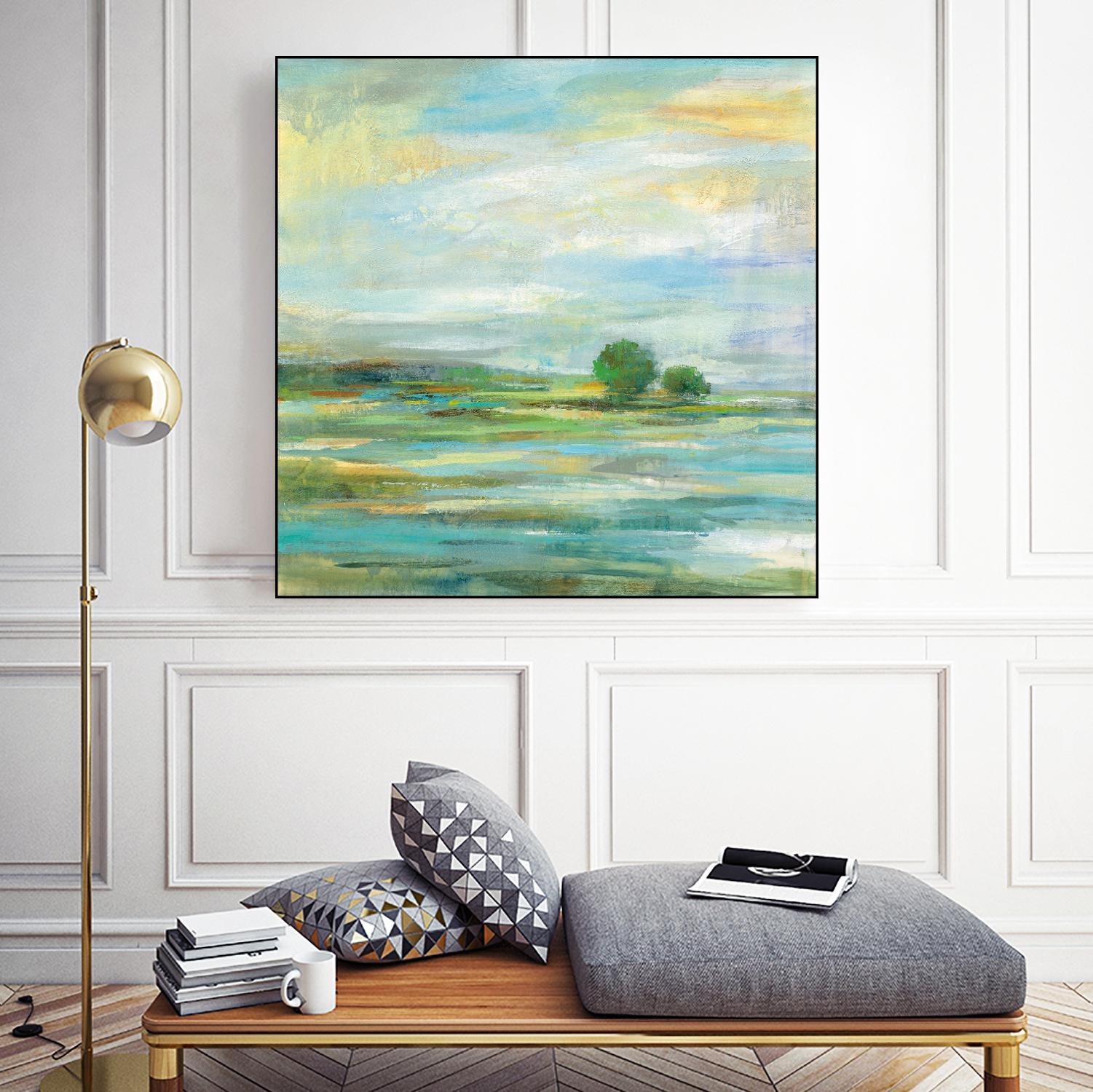 California Surf by Silvia Vassileva on GIANT ART - blue abstract