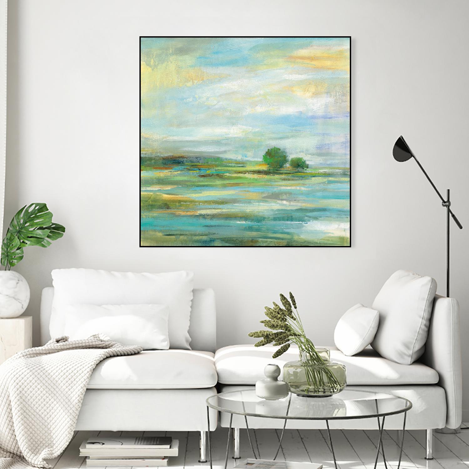 California Surf by Silvia Vassileva on GIANT ART - blue abstract