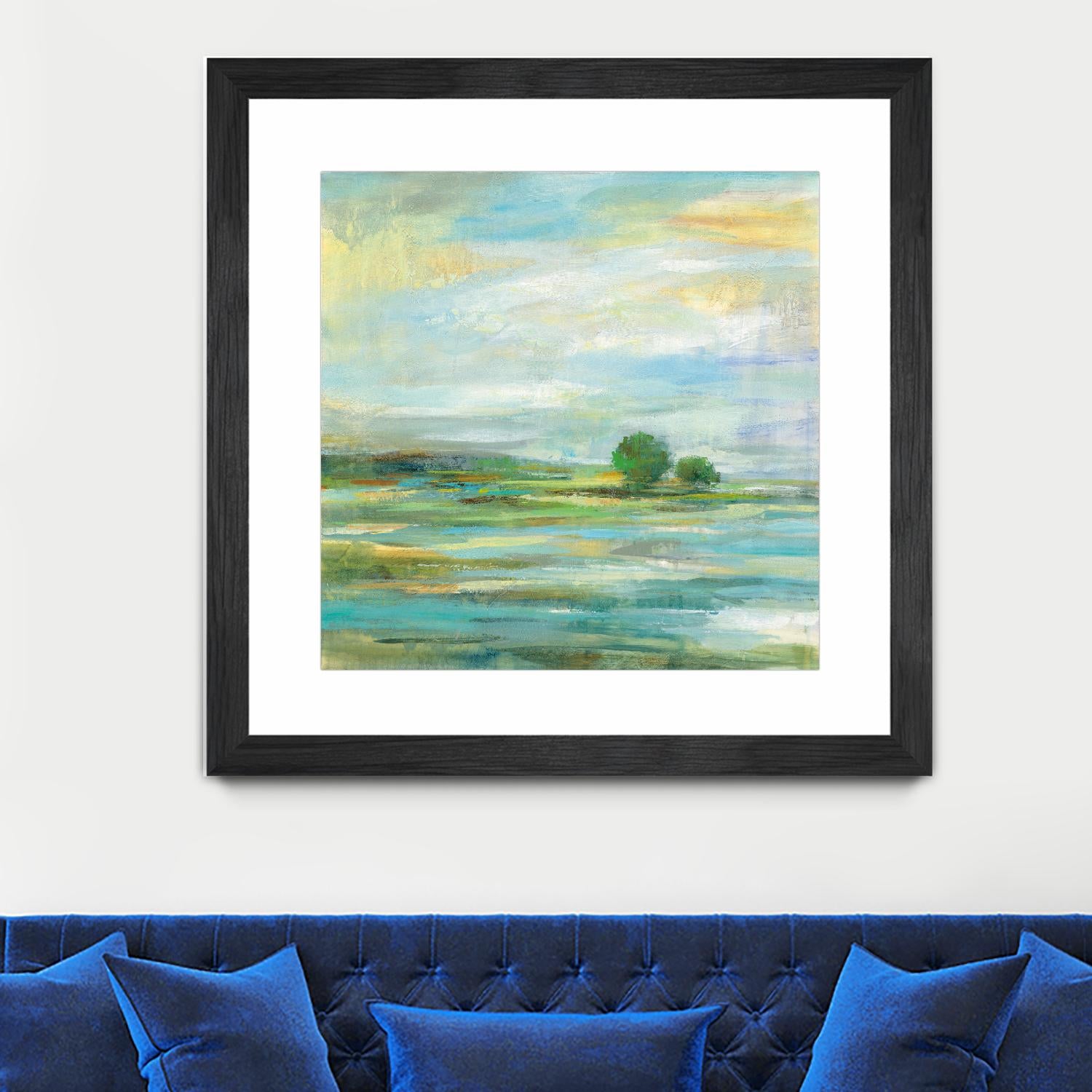 California Surf by Silvia Vassileva on GIANT ART - blue abstract