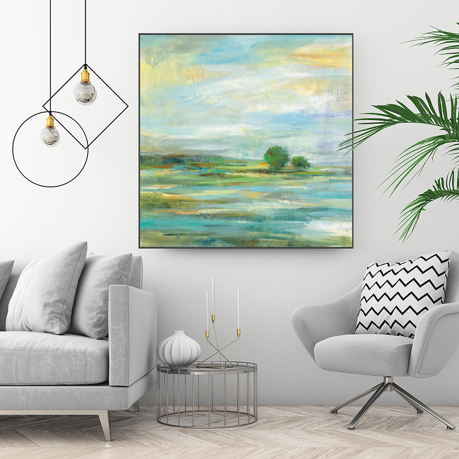 California Surf by Silvia Vassileva on GIANT ART - blue abstract