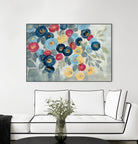 Winter Flowers I by Silvia Vassileva on GIANT ART - pink floral
