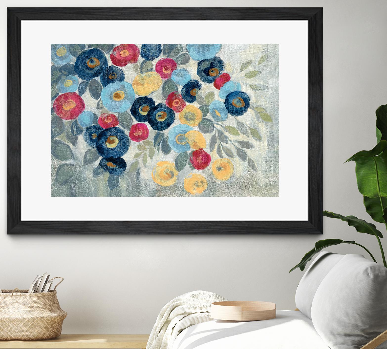 Winter Flowers I by Silvia Vassileva on GIANT ART - pink floral