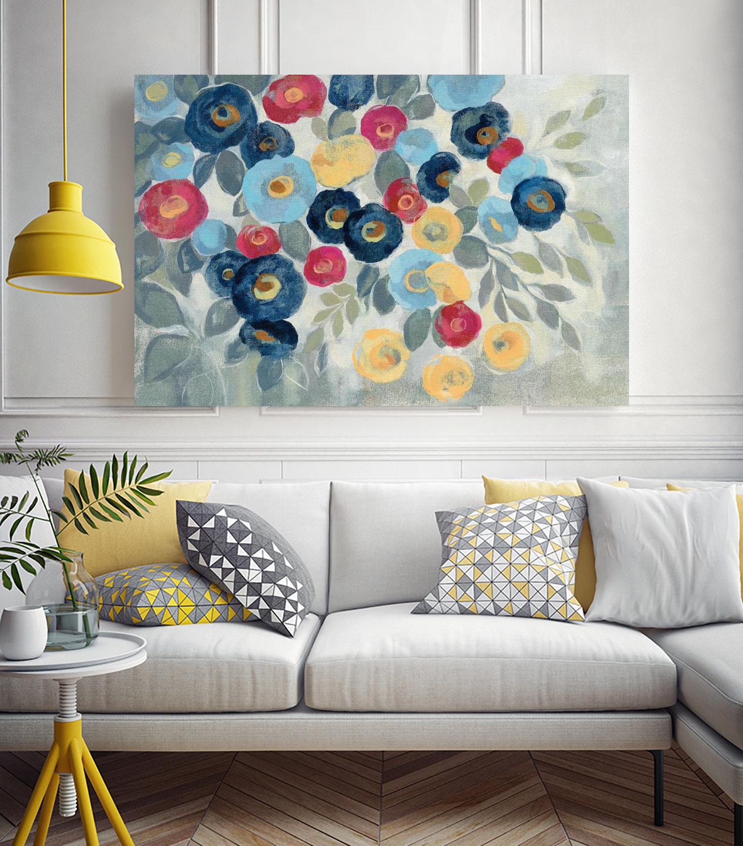 Winter Flowers I by Silvia Vassileva on GIANT ART - pink floral