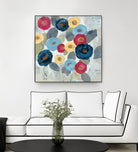 Winter Flowers II by Silvia Vassileva on GIANT ART - grey floral