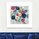 Winter Flowers II by Silvia Vassileva on GIANT ART - grey floral