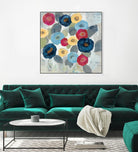 Winter Flowers II by Silvia Vassileva on GIANT ART - grey floral