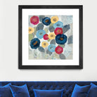 Winter Flowers II by Silvia Vassileva on GIANT ART - grey floral