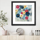 Winter Flowers II by Silvia Vassileva on GIANT ART - grey floral
