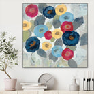 Winter Flowers II by Silvia Vassileva on GIANT ART - grey floral