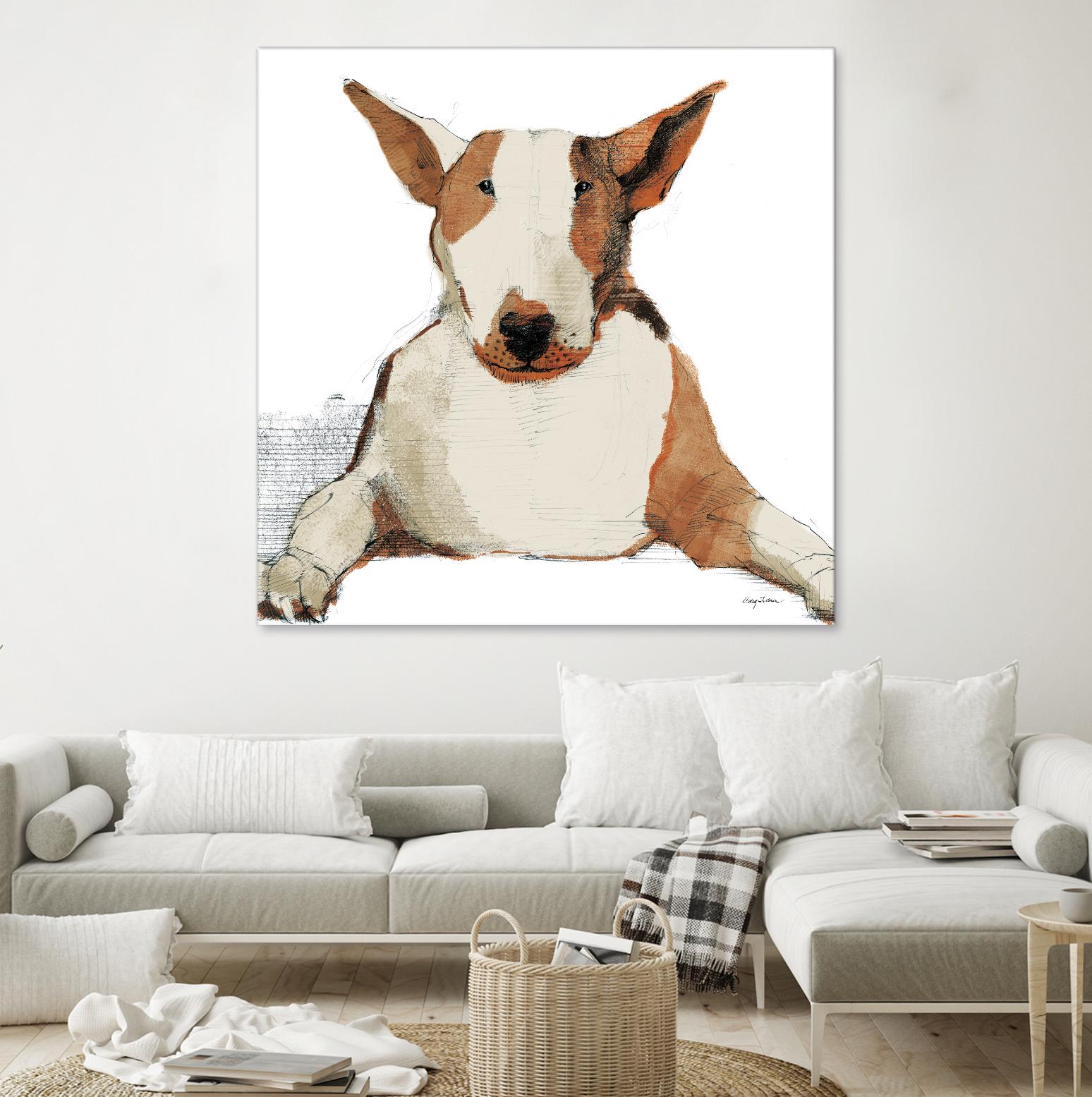 Oberon Watercolor by Avery Tillmon on GIANT ART - brown animals