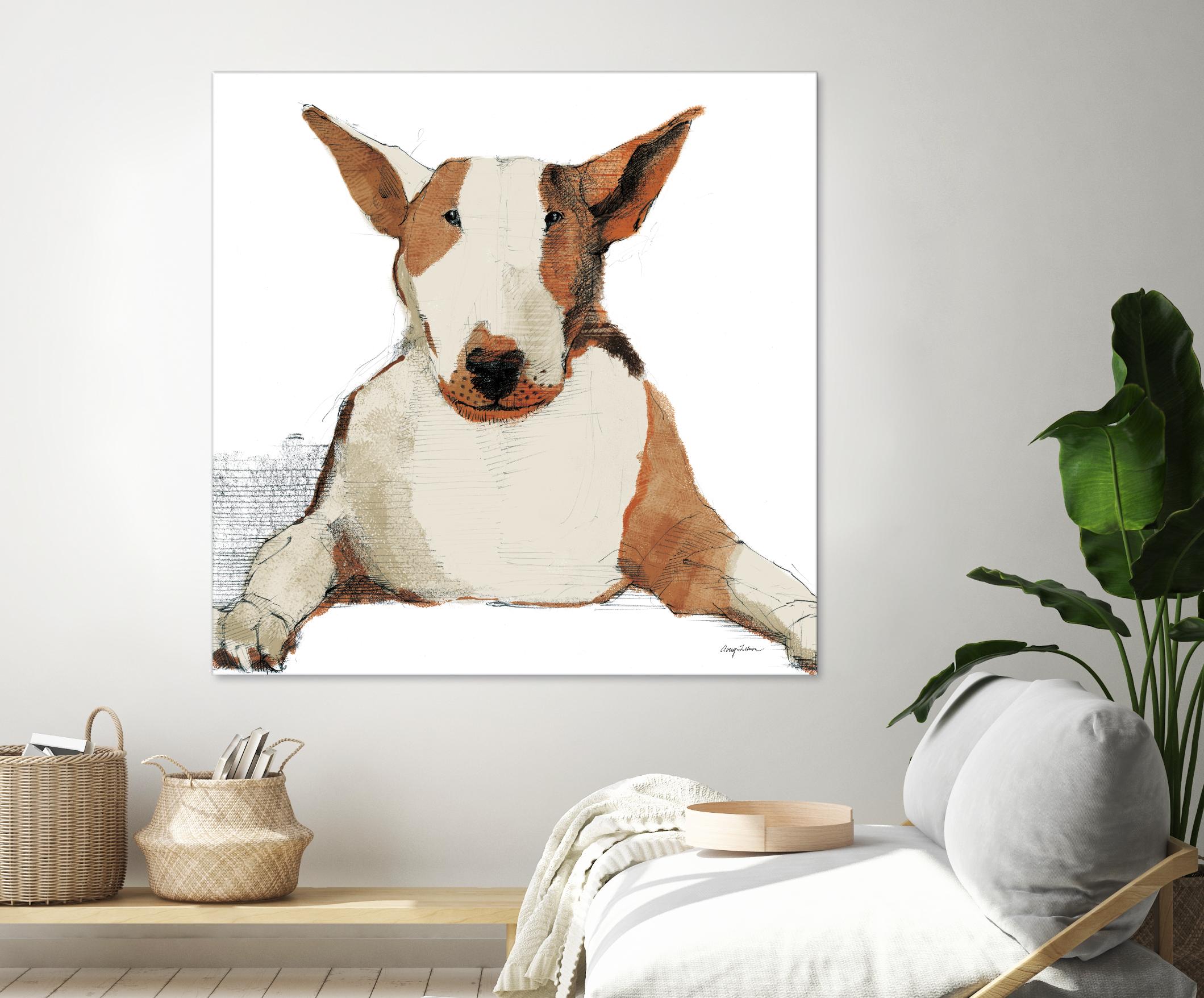 Oberon Watercolor by Avery Tillmon on GIANT ART - brown animals