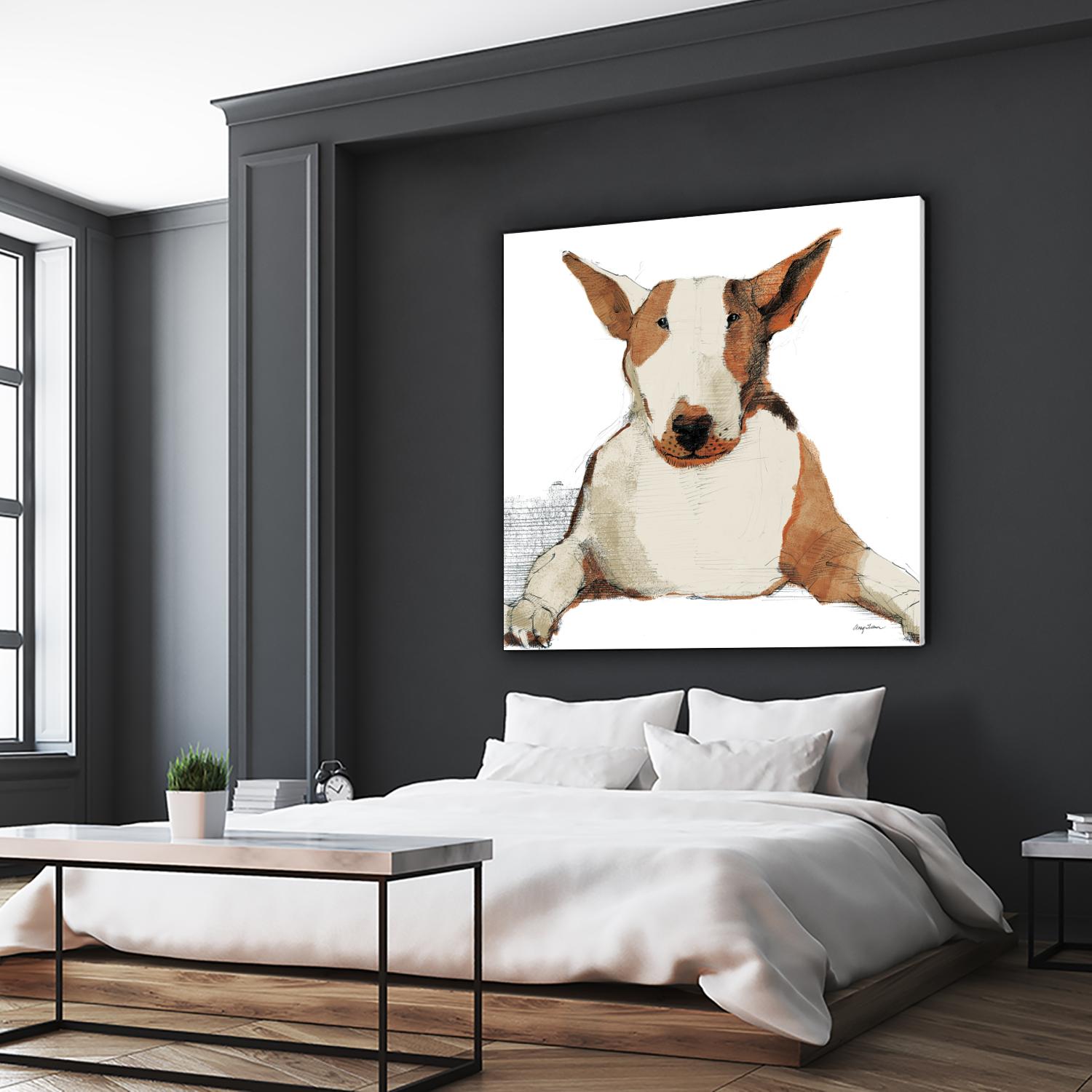 Oberon Watercolor by Avery Tillmon on GIANT ART - brown animals