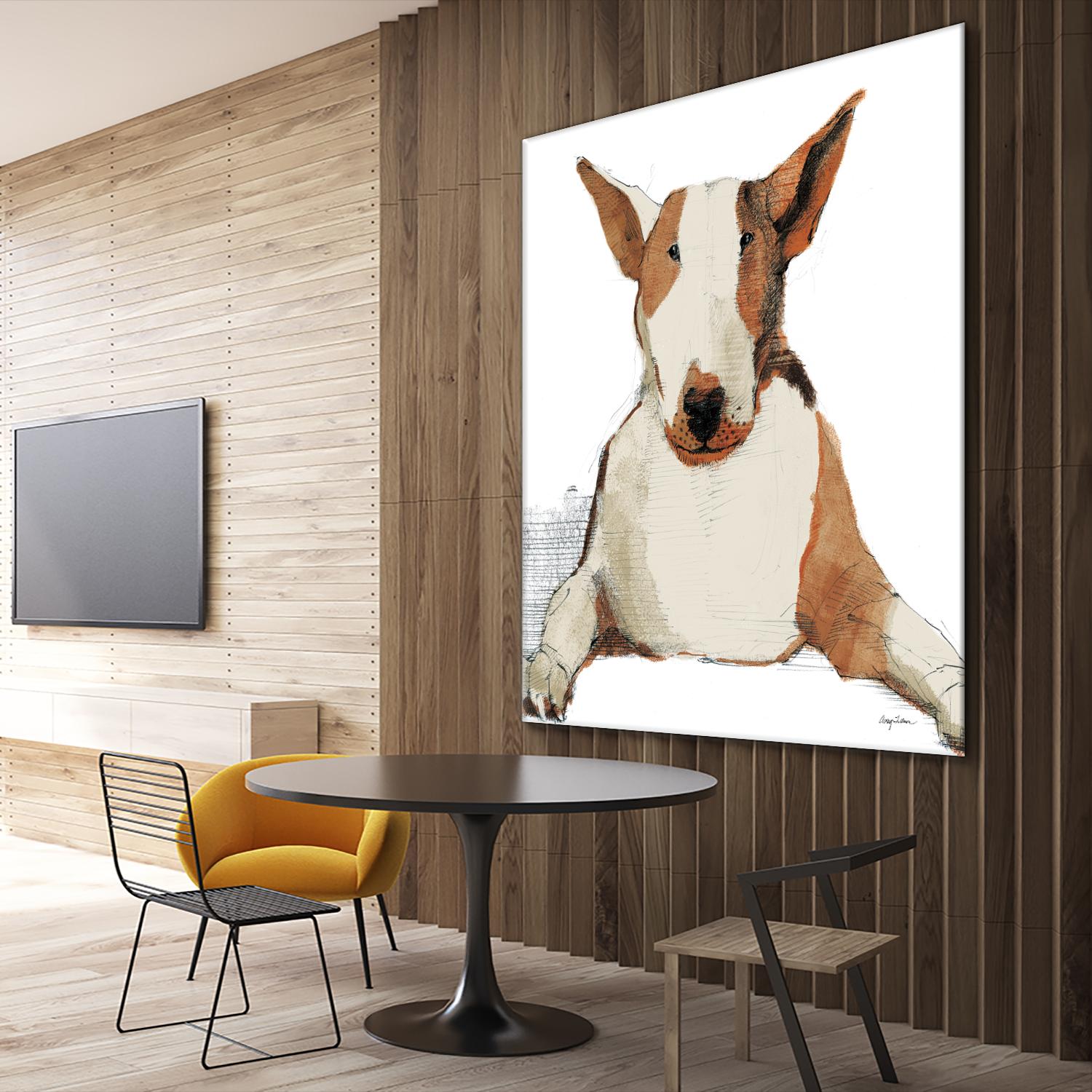 Oberon Watercolor by Avery Tillmon on GIANT ART - brown animals