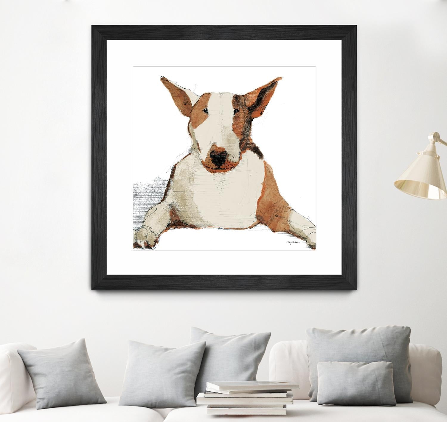 Oberon Watercolor by Avery Tillmon on GIANT ART - brown animals