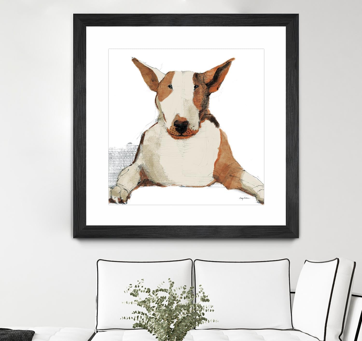 Oberon Watercolor by Avery Tillmon on GIANT ART - brown animals