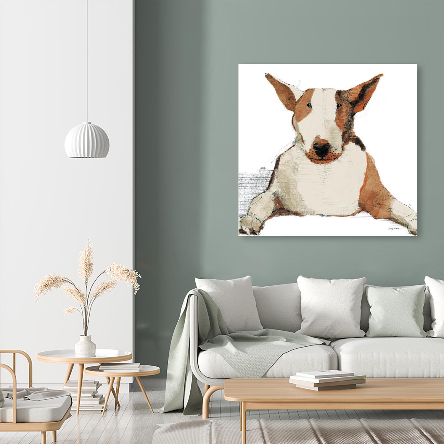 Oberon Watercolor by Avery Tillmon on GIANT ART - brown animals