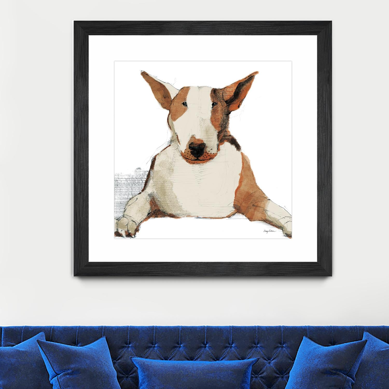 Oberon Watercolor by Avery Tillmon on GIANT ART - brown animals