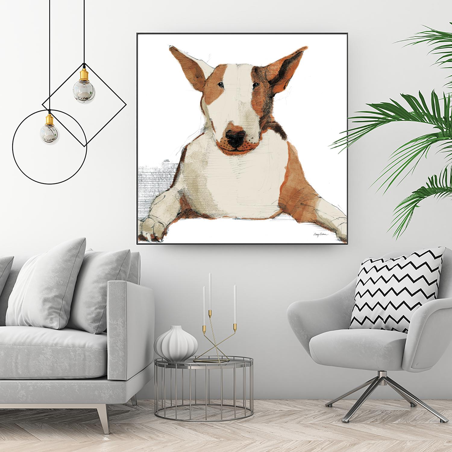 Oberon Watercolor by Avery Tillmon on GIANT ART - brown animals