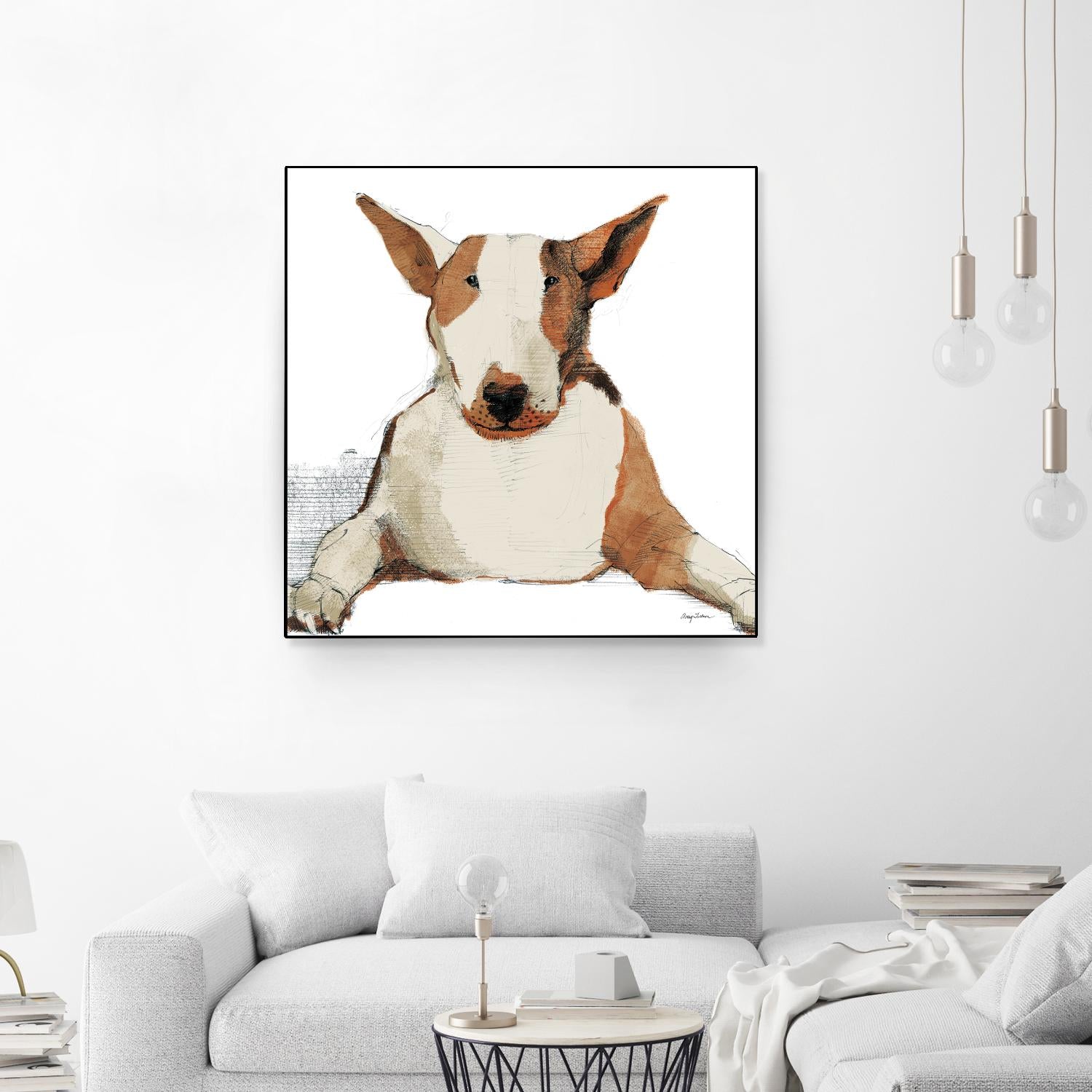 Oberon Watercolor by Avery Tillmon on GIANT ART - brown animals