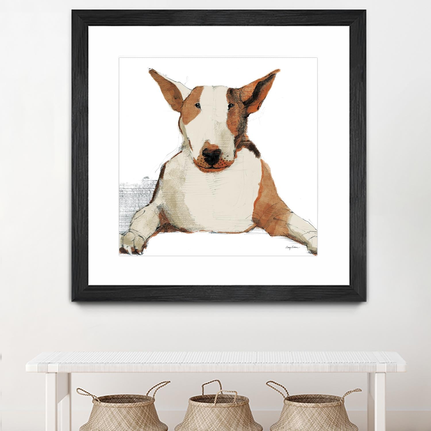 Oberon Watercolor by Avery Tillmon on GIANT ART - brown animals