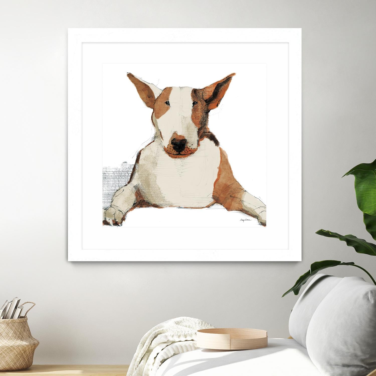 Oberon Watercolor by Avery Tillmon on GIANT ART - brown animals