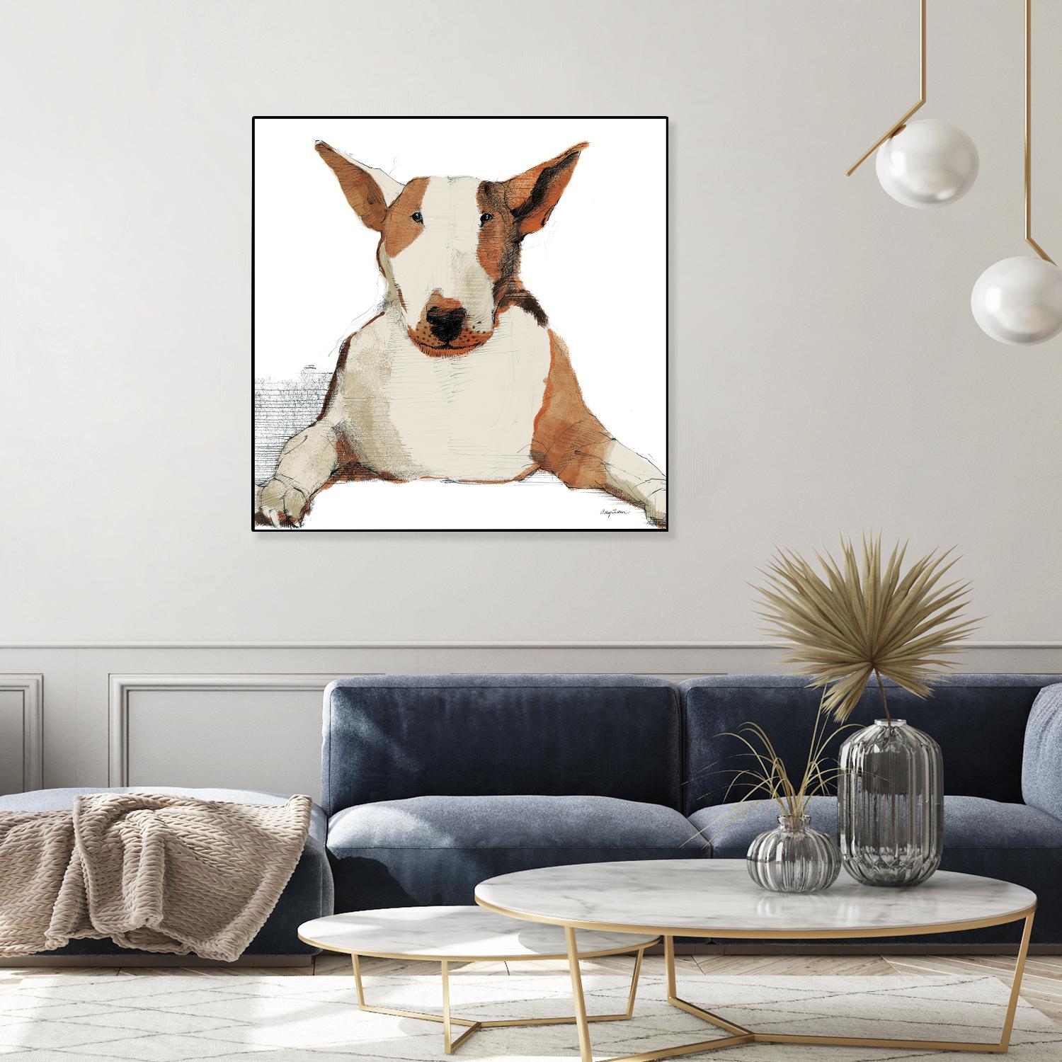 Oberon Watercolor by Avery Tillmon on GIANT ART - brown animals