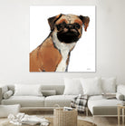 Orpheus Watercolor by Avery Tillmon on GIANT ART - brown animals