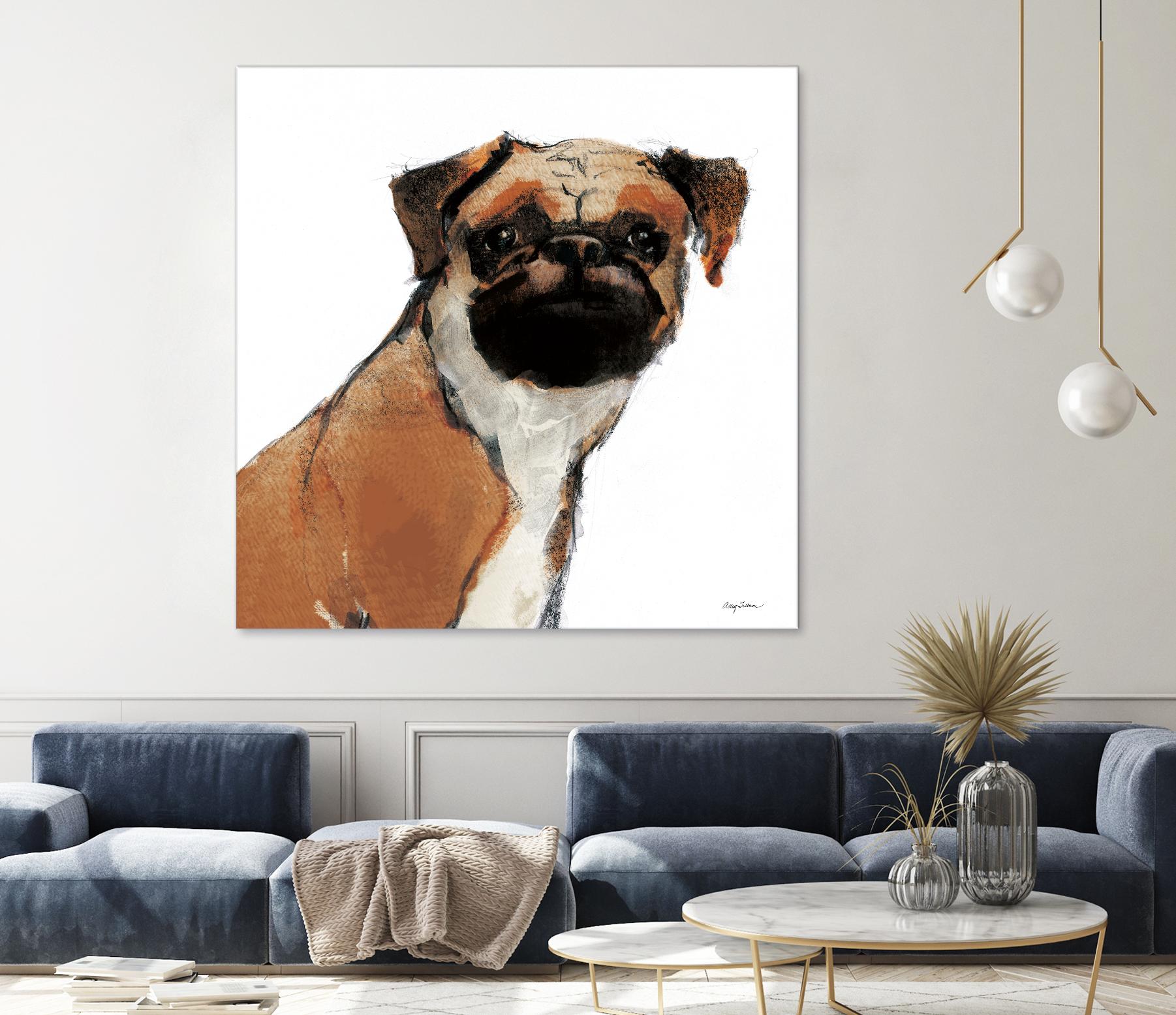 Orpheus Watercolor by Avery Tillmon on GIANT ART - brown animals