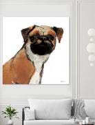 Orpheus Watercolor by Avery Tillmon on GIANT ART - brown animals