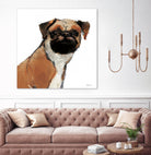 Orpheus Watercolor by Avery Tillmon on GIANT ART - brown animals